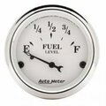 Overtime 1605 2.06 in. Old Tyme White Fuel Level Gauge for Pre-1987-1989 Mustang OV3616184